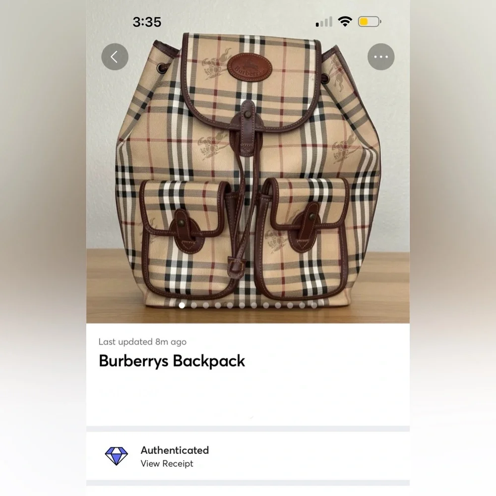 Burberrys Backpack with dustbag - Picture 16 of 16